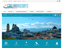 Tablet Screenshot of cagliariholidays.com